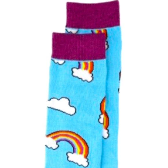 ‼️4 FOR $15‼️RAINBOW KNEE SOCKS *NEW *RAINBOWS *NWT! *BUNDLE & SAVE! - Picture 2 of 4
